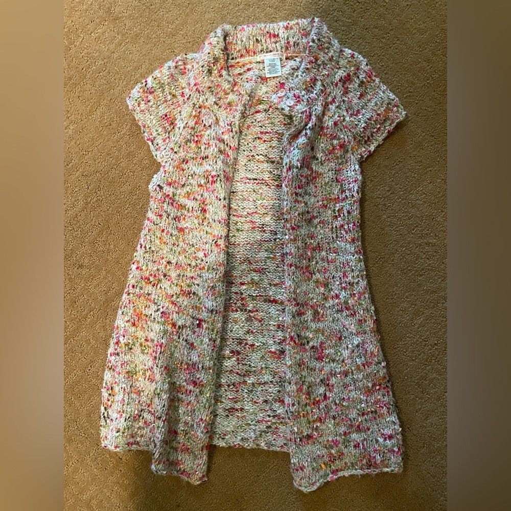 Deux Par Deux girls sweater cardigan